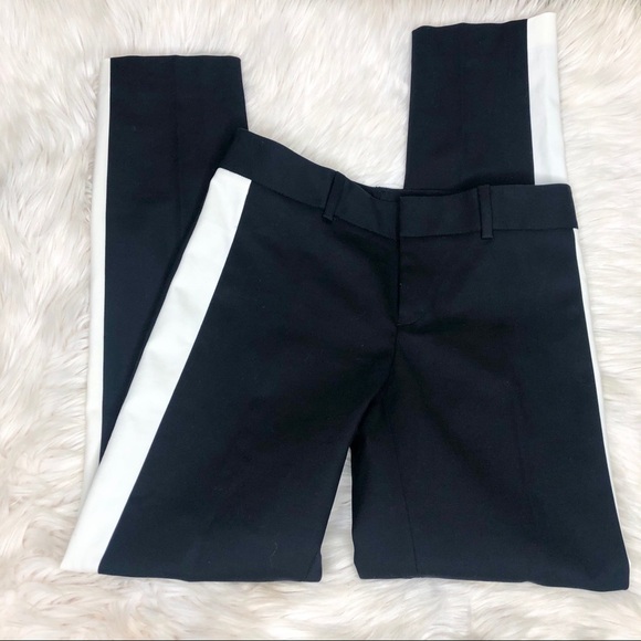 NWT Club Monaco Sarah Tuxedo Crop Pants XS - Picture 3 of 4